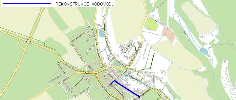 Dubá, Luční - rekonstrukce vodovodu