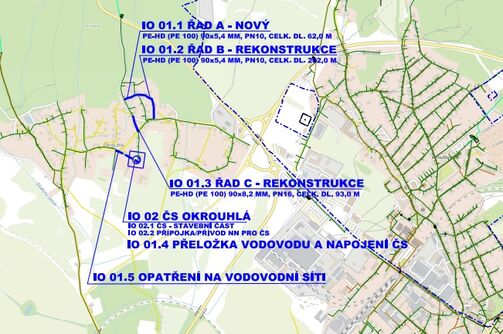 Okrouhlá - náhrada zdroje a rekonstrukce vodovodu
