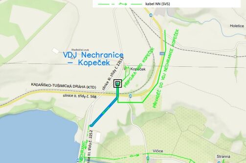 Březno, Kopeček - rekonstrukce vodovodu 