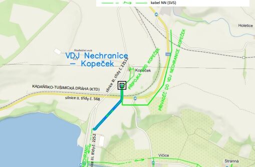Březno, Kopeček - rekonstrukce vodovodu 