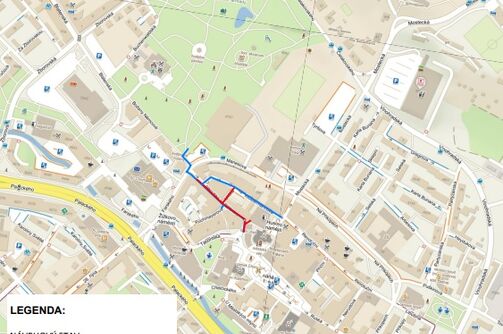 Chomutov, Jakoubka ze Stříbra, Klostermannova - rekonstrukce kanalizace a vodovodu