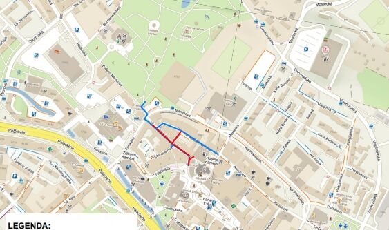 Chomutov, Jakoubka ze Stříbra, Klostermannova - rekonstrukce kanalizace a vodovodu