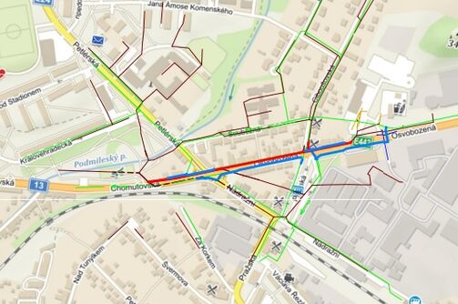 Klášterec nad Ohří, Osvobozená - rekonstrukce kanalizace a vodovodu