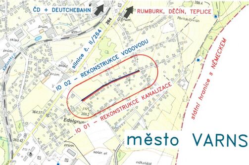 Varnsdorf, Truhlářská - rekonstrukce kanalizace a vodovodu