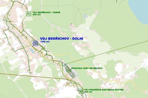 Bedřichov, VDJ Bedřichov – dolní – rekonstrukce