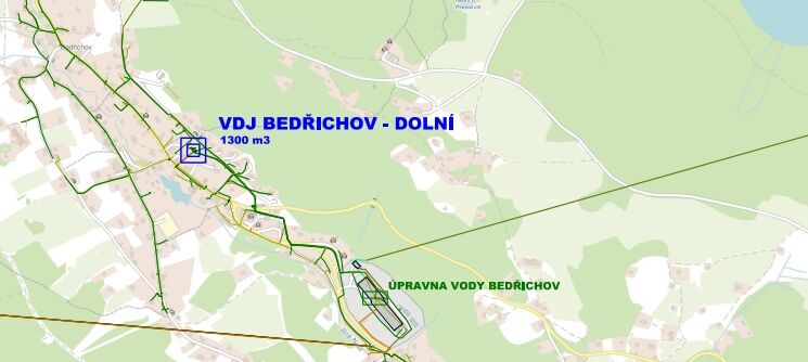 Bedřichov, VDJ Bedřichov – dolní – rekonstrukce