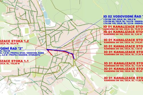 Jablonec n.N., Rychnovská, Na Svahu - rekonstrukce kanalizace a vodovodu