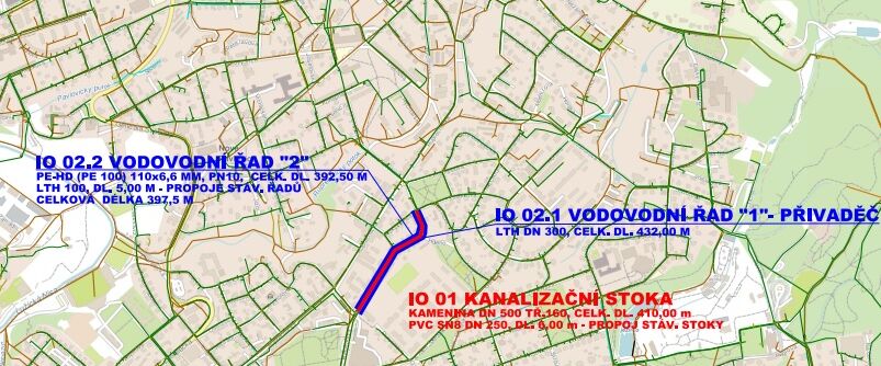 Liberec, Svojsíkova - rekonstrukce kanalizace a vodovodu