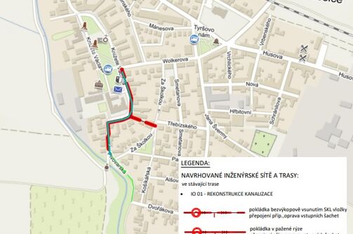 Lenešice, Pivovarská – rekonstrukce kanalizace a vodovodu