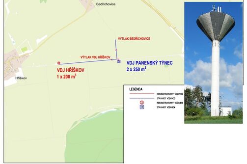 Panenský Týnec, VDJ Hříškov - rekonstrukce