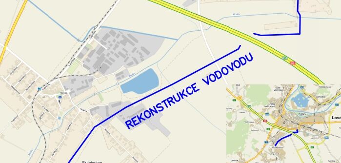 Lovosice, Sulejovice - rekonstrukce vodovodu