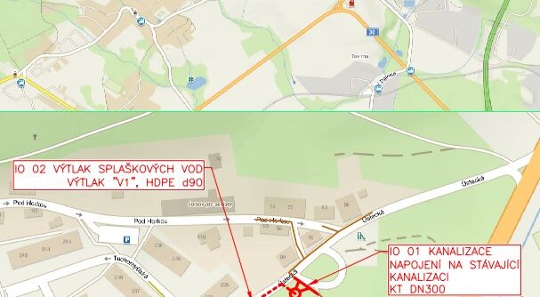 Chlumec - odstranění výusti UL 113