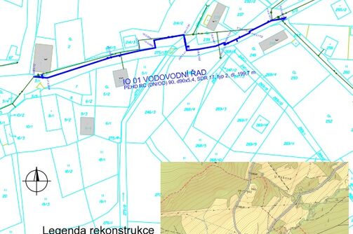 Tašov (č.p. 8 – 9) – rekonstrukce vodovodu