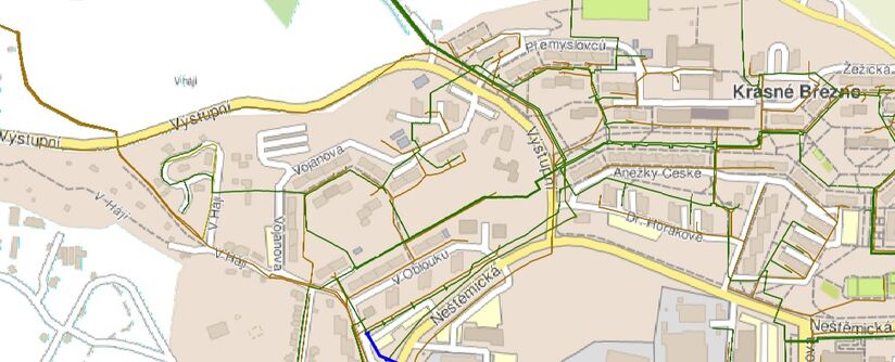 Ústí n.L., Neštěmická AVE – rekonstrukce vodovodu