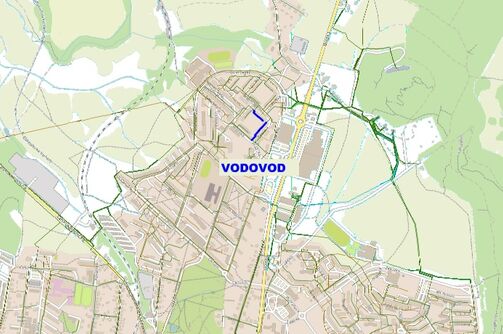 Česká Lípa, Špálova, Bratří Čapků - rekonstrukce vodovodu