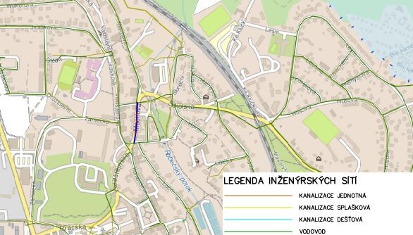 Doksy, Máchova - rekonstrukce vodovodu a kanalizace