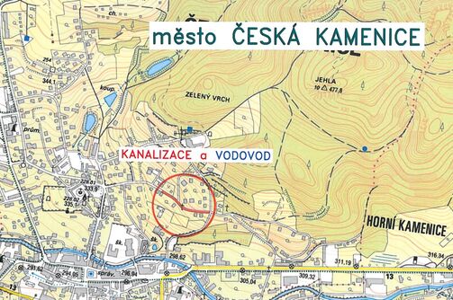 Česká Kamenice, Máchova – rekonstrukce kanalizace a vodovodu