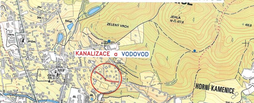Česká Kamenice, Máchova – rekonstrukce kanalizace a vodovodu