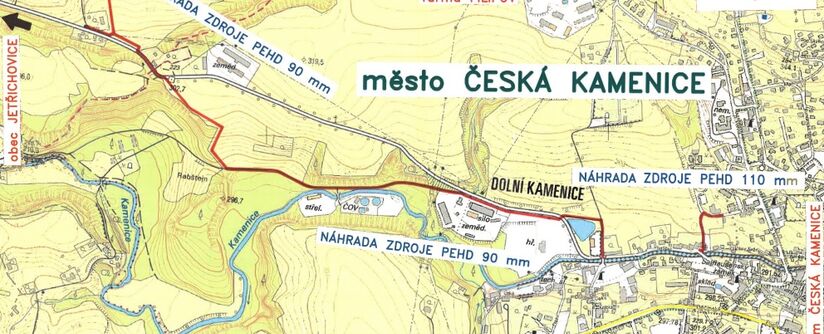 Česká Kamenice, Janská – náhrada zdroje