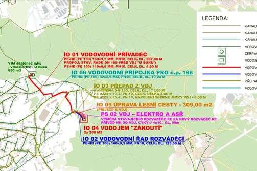 Jablonec n.N., Kokonín - rekonstrukce vodojemu Zákoutí a přívodního řadu
