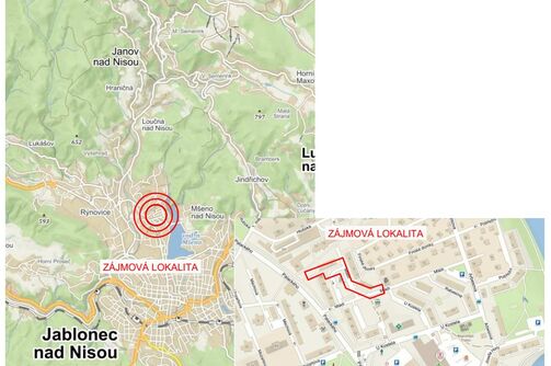 Jablonec n.N., Mládí – rekonstrukce vodovodu