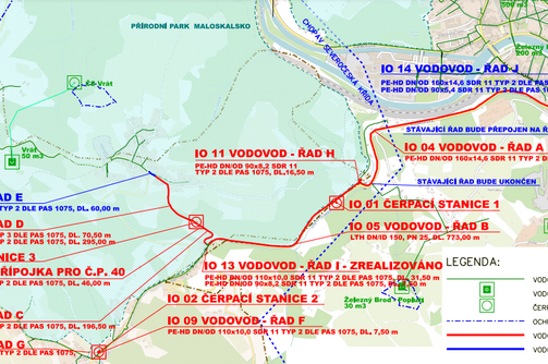 Koberovy - náhrada vodních zdrojů Koberovy Besedice JZ1, Koberovy Vrát G1,Loučky u Turnova