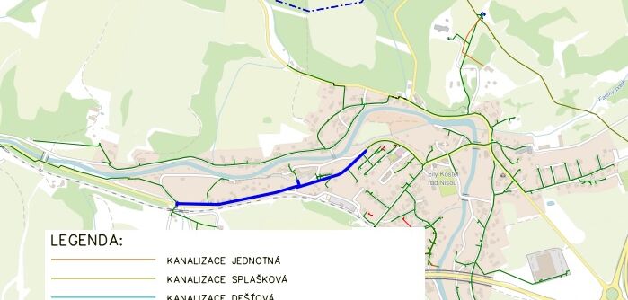 Bílý Kostel n.N. - chodník - rekonstrukce vodovodu