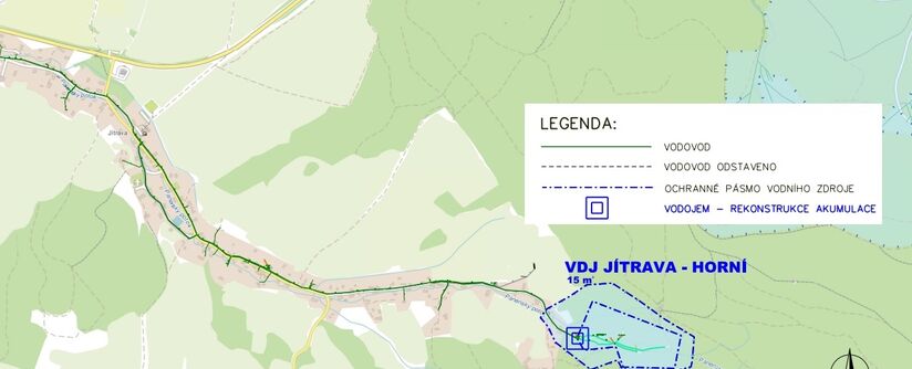 Rynoltice, VDJ Jítrava horní – rekonstrukce akumulace