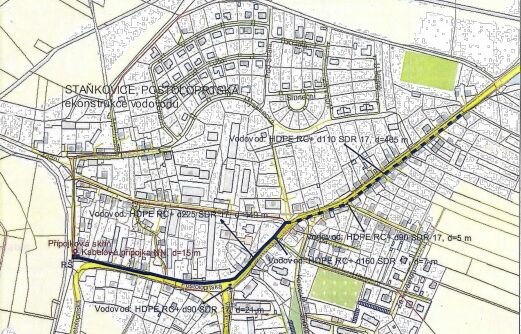 Staňkovice, Postoloprtská – rekonstrukce vodovodu