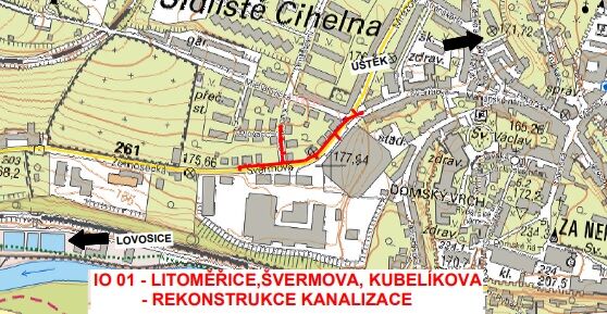 Litoměřice, Švermova, Kubelíkova – rekonstrukce kanalizace