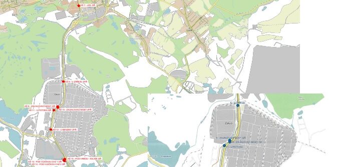 Litvínov, Most – rekonstrukce AŠ na přivaděčích ZFŘ a GŘ
