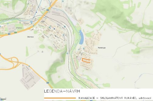 Patokryje, u okálů – rekonstrukce kanalizace