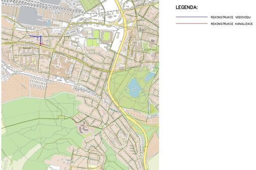 Teplice, Rooseveltovo náměstí – rekonstrukce vodovodu a kanalizace