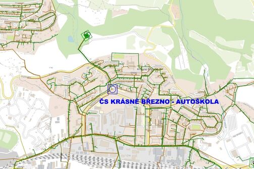 Ústí n.L., ČS Krásné Březno – Autoškola