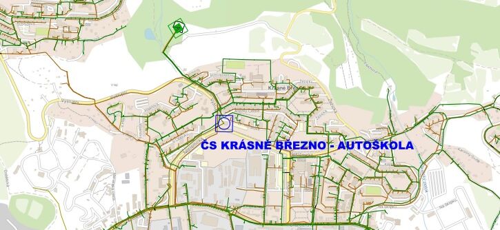 Ústí n.L., ČS Krásné Březno – Autoškola