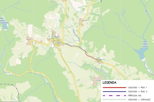 Blatno, Šerchov - rekonstrukce svodného řadu a VDJ