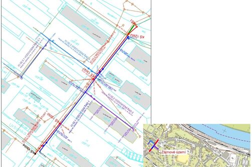 Roudnice n. L., Hakenova, Na Urbance – rekonstrukce vodovodu a kanalizace