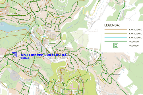 Liberec, VDJ Králův Háj - rekonstrukce