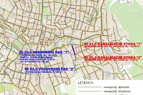 Jablonec n.N., Sokolí x Bažantí – rekonstrukce vodovodu