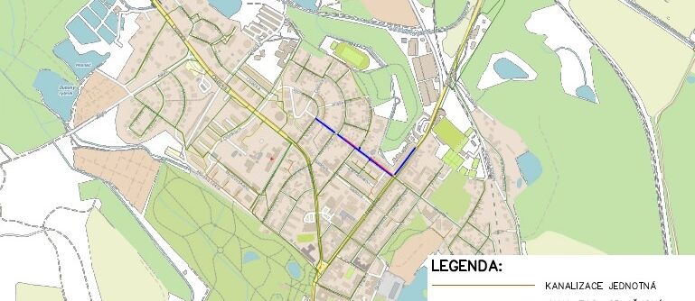 Duchcov, Družby k DDM – rekonstrukce vodovodu a kanalizace