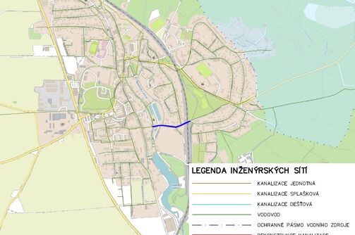 Doksy, Nerudova - rekonstrukce vodovodu a kanalizace