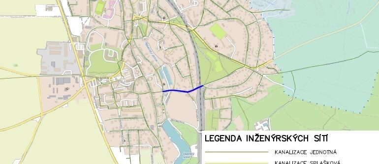 Doksy, Nerudova - rekonstrukce vodovodu a kanalizace