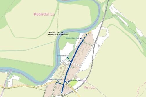 Peruc, Pátek  - rekonstrukce vodovodu