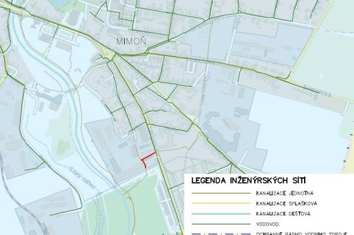 Mimoň, Pražská u č.p. 676 - rekonstrukce kanalizace