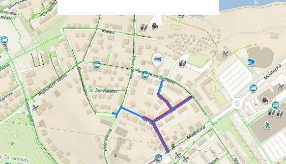 Chomutov, Kpt. Jaroše, Krokova, SNP – rekonstrukce kanalizace a vodovodu