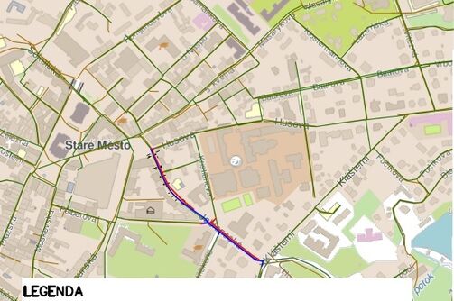 Liberec, Jablonecká  - rekonstrukce kanalizace a vodovodu