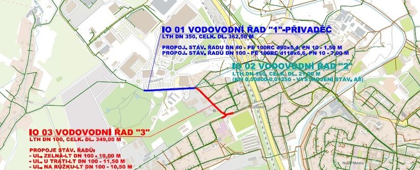 Liberec, Ostašovská – rekonstrukce přivaděče