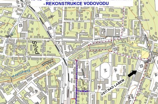 Litoměřice, Nerudova, Kořenského – rekonstrukce kanalizace a vodovodu