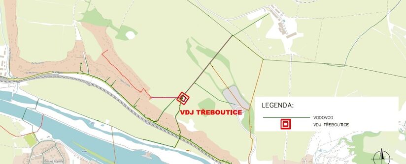 Křešice, VDJ Třeboutice – rekonstrukce