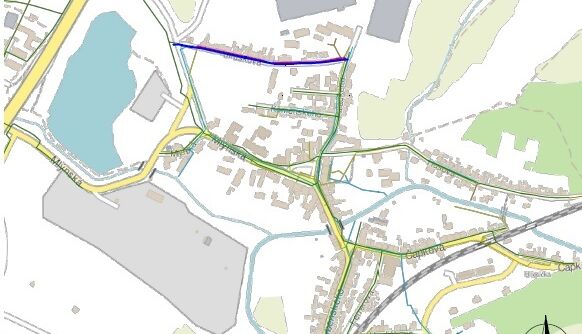Hostomice, Jiráskova – rekonstrukce kanalizace a vodovodu